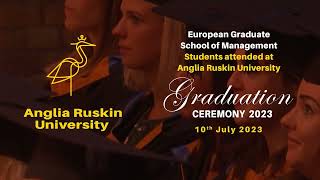 Anglia Ruskin University  Graduation Ceremony 10th July 2023 [upl. by Lewison]