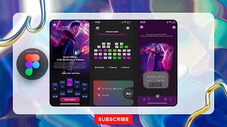 UI Design Movie ticket booking app made in Figma [upl. by Jariv760]