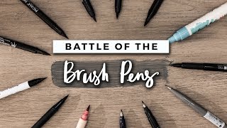 Which Brush Pen is the Best  STATIONERY SHOWDOWN [upl. by Lorenz]