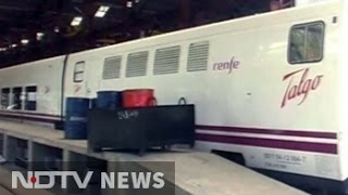 Highspeed Spanish Talgo train begins trial run in India [upl. by Atterg]