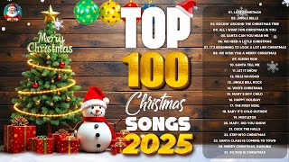 Top 100 Christmas Carols 2025 🎁  A Warm amp Cozy Holiday Mix [upl. by Byran]