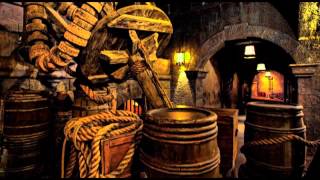 Pirates of the Caribbean queue line opening music 1 hour loop [upl. by Rosana]