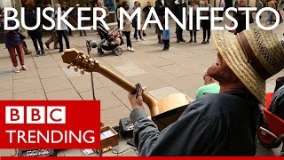 Buskers quotMillionaires songquot is surprise UK election hit  Phat Bollard  BBC Trending [upl. by Laikeze7]