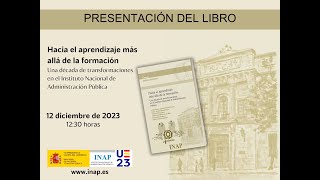 Presentación del libro quotHacia el aprendizaje mas allá de la formaciónquot [upl. by Barbara]