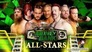 WWE Money In The Bank 2013 Match Card HD [upl. by Ailalue]