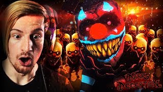 CHASED DOWN BY CLOWNS  Dark Deception CHAPTER 3 CRAZY CARNEVIL ENDING [upl. by Saville135]