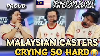 THESE MALAYSIAN CASTERS CANT STOP CRYING FOR SRG WINNING THE MSC 2024 CHAMPIONSHIP 😭 [upl. by Eedak]