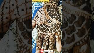 Mehandi design simple and easy front hand new style  youtubeshorts viralvideo trending mehndi [upl. by Grunenwald793]