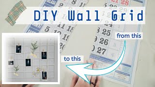 DIY Wall Grid dari Kalender Bekas [upl. by Edith]