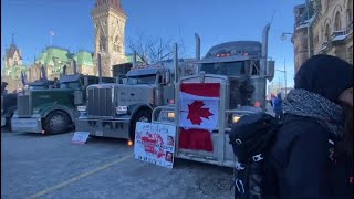 Trucker convoy Timeline of the protest weekend [upl. by Nagol]