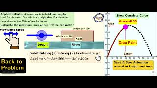 Calculus Application Area Optimization [upl. by Andreana]