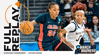 Notre Dame vs Ole Miss  2024 NCAA women’s second round  FULL REPLAY [upl. by Anatolio]