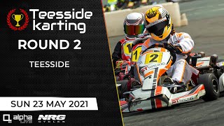 Teesside Owner Driver Sprint 2021 Round 2  LIVE from Teesside Karting [upl. by Enortna]