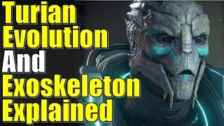 Mass Effect Turian Species Explained  Morphology Evolution History Council and Exoskeleton Lore [upl. by Begga]