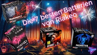 Top 7 Silvesterbatterien  von Riakeo Fireworks [upl. by Alec]