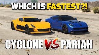 GTA 5 ONLINE  PARIAH VS CYCLONE WHICH IS FASTEST [upl. by Amlev51]