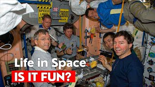 Eating in space is FUN  CHECK OUT LIFE OF ASTRONAUTS N SPACE [upl. by Paulson]