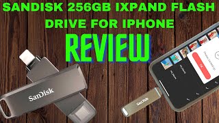 SanDisk 256GB iXpand Flash Drive for iPhone Review [upl. by Sardse578]