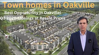 New Town Homes Project  Oak Brook Sixth line amp Burnhamthrope Oakville Ontario Canada [upl. by Anirrok7]