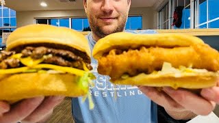 CULVERS Butterburger Fish Sandwich amp Cheese Curds  Louisville Kentucky  Restaurant Review [upl. by Ellecrad]