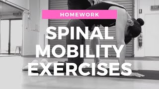 Spinal mobility exercises for ballet dancers [upl. by Aerdnua4]