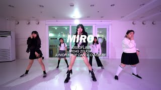 KISSOFLIFE  MIDAS TOUCHㅣMIRO JUNIOR KPOP DANCE 일산댄스학원 [upl. by Cirdor]