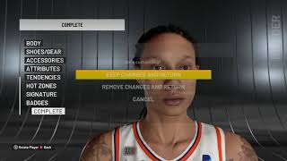 NBA 2K22 HOW TO EDIT WNBA PLAYER [upl. by Geoffrey]