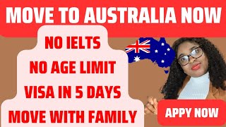 MOVE TO AUSTRALIA NOW WITH VISA 400 SPECIAL VISA QUICK EASY CHEAP AUSTRALIA VISA APPLY NOW [upl. by Deyes]