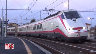 ADDIO E414 FRECCIABIANCA fra Roma Milano e Torino la TIRRENICA torna a viaggiare in Pendolino [upl. by Slrahc999]