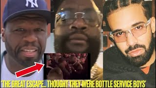 50 Cent amp Drake REACT To Rick Ross JUMPED In Canada For Playing Kendrick Lamar ‘Not Like Us’ [upl. by Niki]