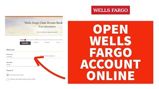 How to Open Wells Fargo Bank Account Online STEPBYSTEP [upl. by Adelric]