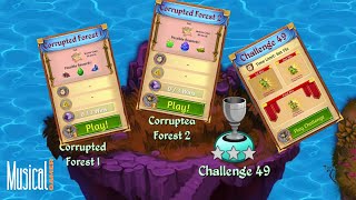 Merge Dragons levels Corrupted forest 1 amp 2 Challenge level 49 [upl. by Trey]