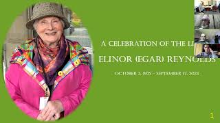 Elinor Egar Reynolds Celebration of Life 05 25 2024 [upl. by Robyn242]