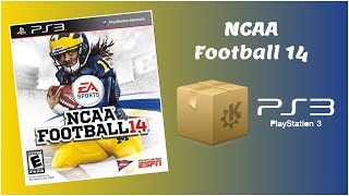 NCAA Football 14 PKG PS3 [upl. by Dottie]