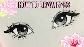 How to Draw Eyes ♡  by Christina Lorre [upl. by Eirok367]