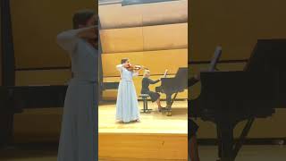 D Kabalevsky Violin concerto 1st mov  Neta Wertman violin Irina Zheleznova piano [upl. by Behl]