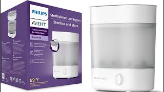 Philips Avent Bottle Sterilizer Baby bottle Sterilizer Best Sterilizer for Baby Bottles  Philips [upl. by Rye540]