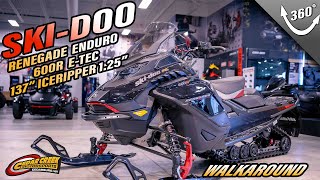 Walkaround  2025 SkiDoo Renegade® Adrenaline® with Enduro Package 600R ETEC Ice Ripper XT 125 [upl. by Dorion]