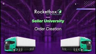 Rocketbox Seller University  How To Create A Shipment On Rocketbox [upl. by Benny]