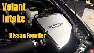 Builds Nissan Frontier Volant Cool Air Intake Installation  AnthonyJ350 [upl. by Wira]