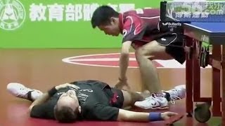 The Funniest Table Tennis Match in HISTORY [upl. by Tiram912]