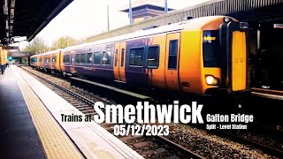 Trains at Smethwick Galton Bridge 05 12 2023 [upl. by Ettezil]