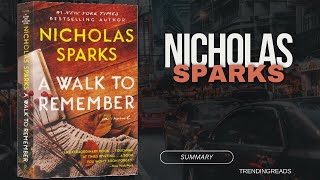 A Walk to Remember AudioNovel By Nicholas Sparks audiobook [upl. by Fante124]