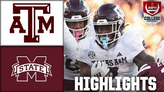 Texas AampM Aggies vs Mississippi State Bulldogs  Full Game Highlights  ESPN College Football [upl. by Sirraf343]