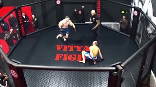 Russian Freak Show MMA Match  Bazooka Arms vs Vlogger [upl. by Atselec]