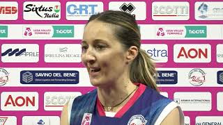 Maja Ognjenovic commenta il successo contro Bergamo [upl. by Tavish344]