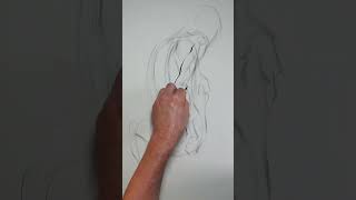 Practice figurestudy figurativeart drawing charcoaldrawing drawingtechniques [upl. by Nuyh]