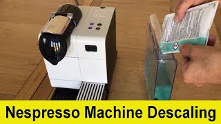 How to descale your Delonghi Nespresso Lattissima coffee machine [upl. by Fremont674]