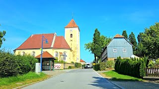 4K Driving in Germany 🇩🇪  Kittlitz  One Of The Most Beautiful Village in Germany  4k60fps [upl. by Merow]