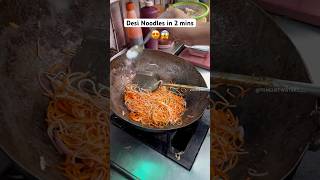 Iss bande ne bana diye desi hakka noodles sirf 2 minute mein 😱  Indian Street Food [upl. by Leanor]